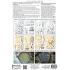 Papillon foil transfer gold and silver