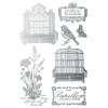 Papillon foil transfer or et argent