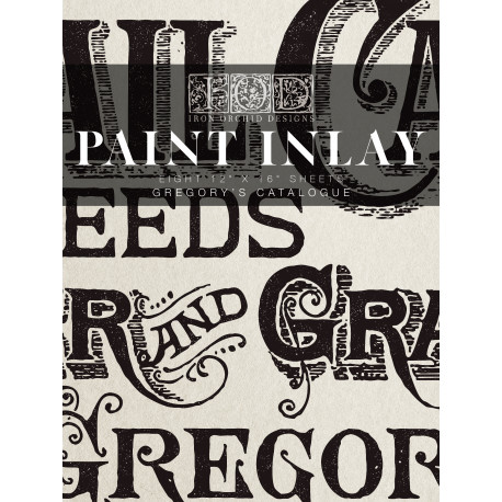 IOD Paint Inlay GREGORY'S CATALOGUE